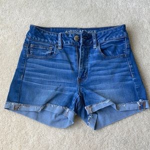 AE Hi-Rise Shortie Jean Shorts